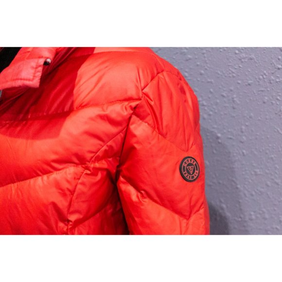 Guess Red Puffer Jacket, Size M - Picture 3 of 3